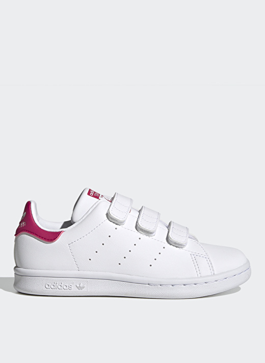 adidas Beyaz - Pembe Kız Çocuk Yürüyüş Ayakkabısı STAN SMITH CF C  1