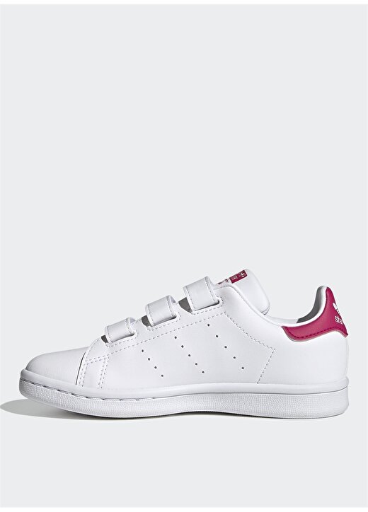 Adidas Beyaz - Pembe Kız Çocuk Yürüyüş Ayakkabısı STAN SMITH CF C 3