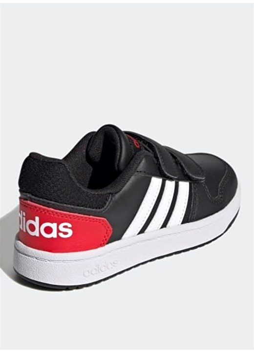 Adidas Hoops 2.0 Cmf C Siyah - Beyaz Erkek Çocuk Yürüyüş Ayakkabısı 3
