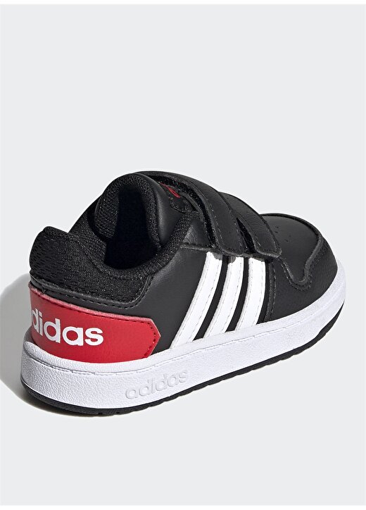 Adidas Hoops 2.0 Cmf I Siyah - Beyaz Erkek Çocuk Yürüyüş Ayakkabısı 4