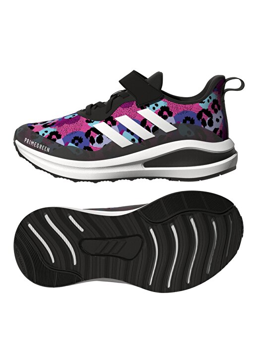 Adidas Fortarun El K Mor - Beyaz Kız Çocuk Yürüyüş Ayakkabısı 3