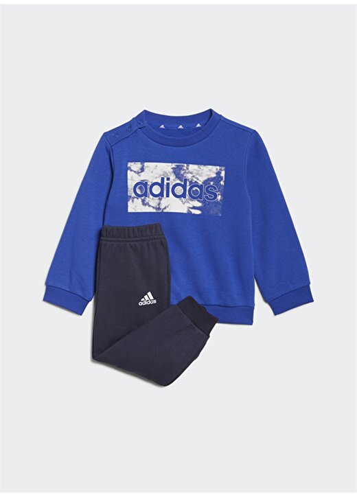 Adidas I Lin Ft Jog Mavi - Beyaz Erkek Çocuk Eşofman Takımı 1