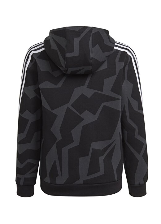 Adidas B Fi 3S Gra Hd Siyah - Beyaz Erkek Çocuk Sweatshirt 2