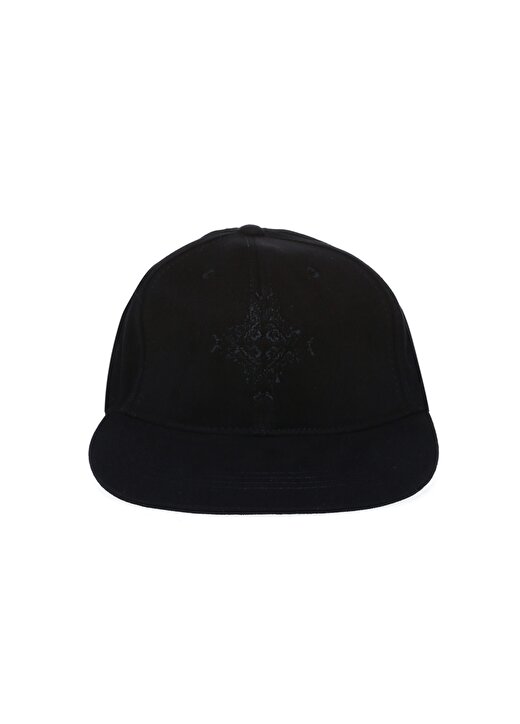 BLACK ON BLACK X AAE Nakışlı Siyah Şapka 3