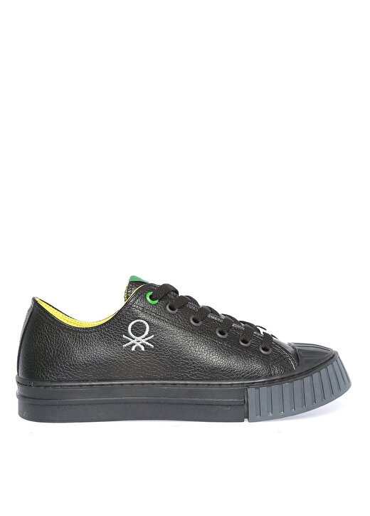 Benetton Siyah - Gri Erkek Sneaker BN-30546 1