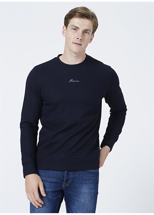 Jack & Jones Regular Fit Lacivert Erkek Sweatshirt 3