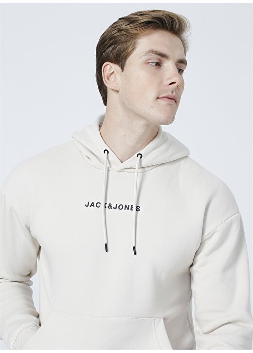 Jack & Jones Relaxed Ekru Erkek Sweatshirt 1