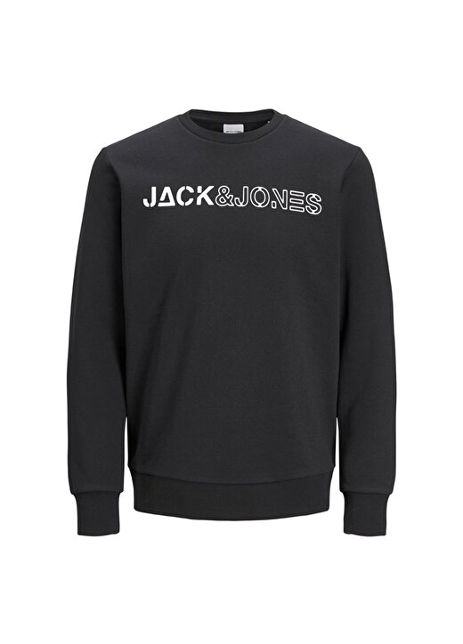 Jack & Jones Regular Fit Siyah Erkek Sweatshirt 1
