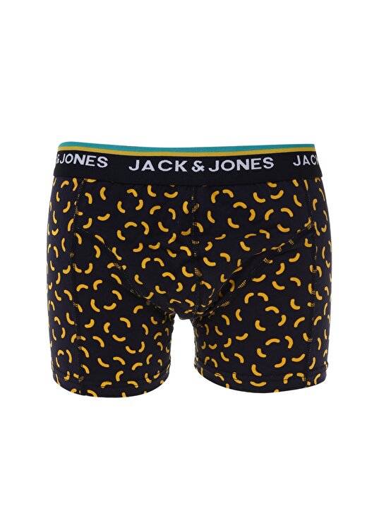 Jack & Jones Desenli Lacivert - Siyah Erkek Boxer 1