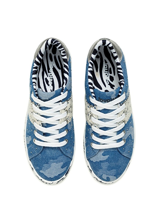 Desigual Mavi Kadın Sneaker 21SSKD025006 4