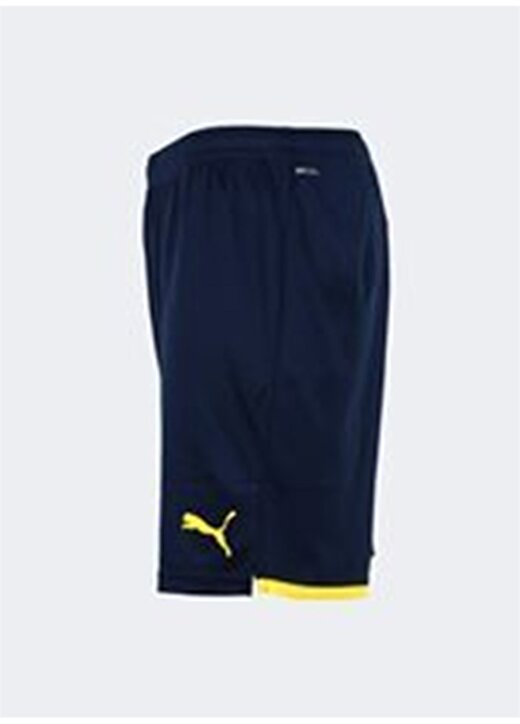 Puma 76700505 Fsk Shorts Replica Normal Kalıp Lacivert - Sarı Erkek Fenerbahçe Logolu Sweat Şort 3