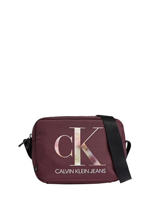 Calvin Klein K60K608392XKC Bordo Kadın Çapraz Çanta 1