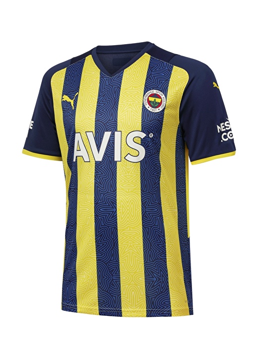 Puma Sarı - Lacivert Erkek Forma 76700201 FSK Home Shirt 1