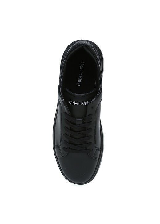 Calvin Klein HM0HM002920GJ Siyah Erkek Deri Sneaker 4