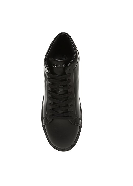 Calvin Klein HM0HM002930GJ Siyah Deri Erkek Sneaker 4