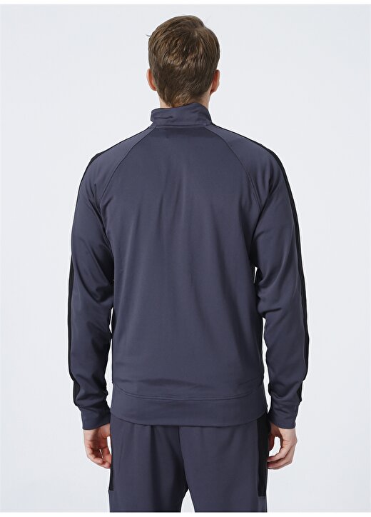 Skechers S212165-003 M Micro Essential Suit O Yaka Normal Kalıp Düz Antrasit Erkek Eşofman Takımı 4