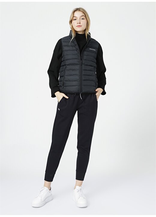 Skechers Siyah Kadın Dik Yaka Şişme Yelek S212262-001 W Essential Vest 3