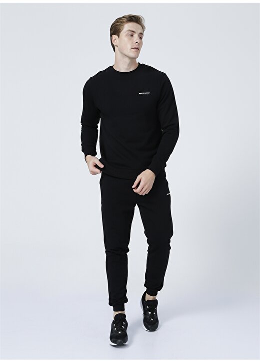 Skechers O Yaka Siyah Erkek Sweatshirt S212265-001 New Basics M Sweatshirt 2