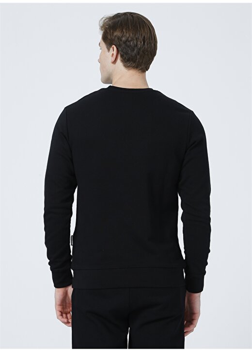 Skechers O Yaka Siyah Erkek Sweatshirt S212265-001 New Basics M Sweatshirt 4