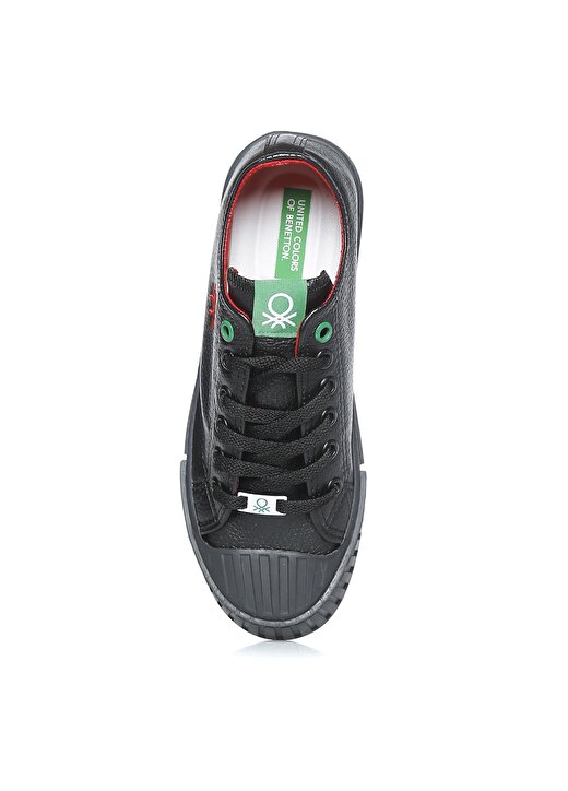 Benetton Siyah Kadın Düz Ayakkabı BN-30532 4