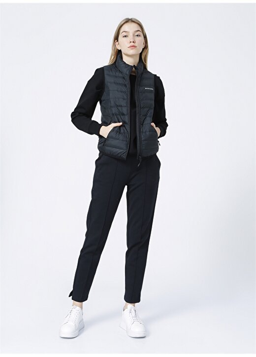 Skechers Siyah Kadın Dik Yaka Şişme Yelek S212262-001 W Essential Vest 2