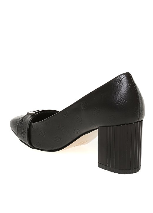 Pierre Cardin Siyah Kadın Kalın Topuklu Ayakkabı PC-51652 2