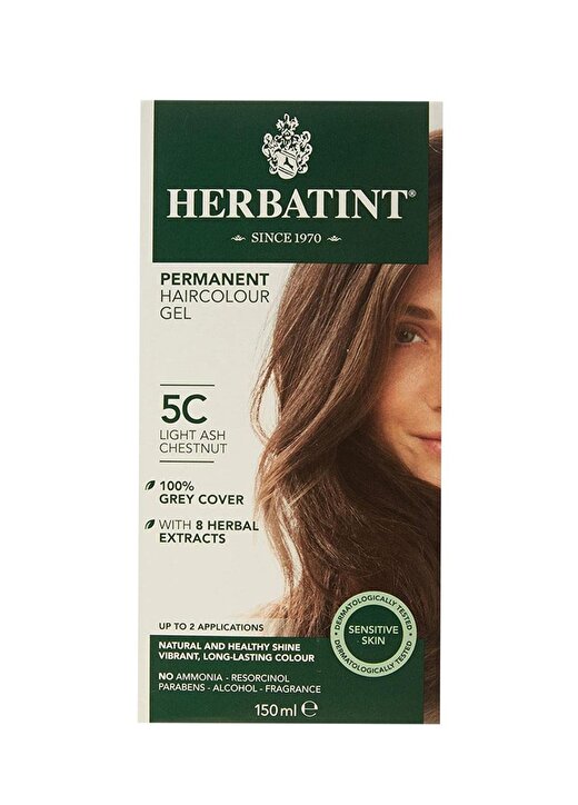 Herbatint Saç Boyası 5C - Açık Küllü Kestane 1