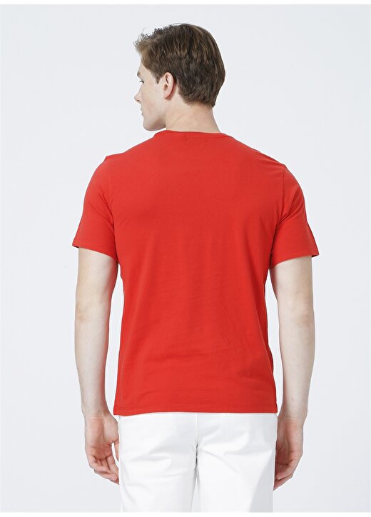 Dockers O Yaka Kırmızı Erkek T-Shirt 4