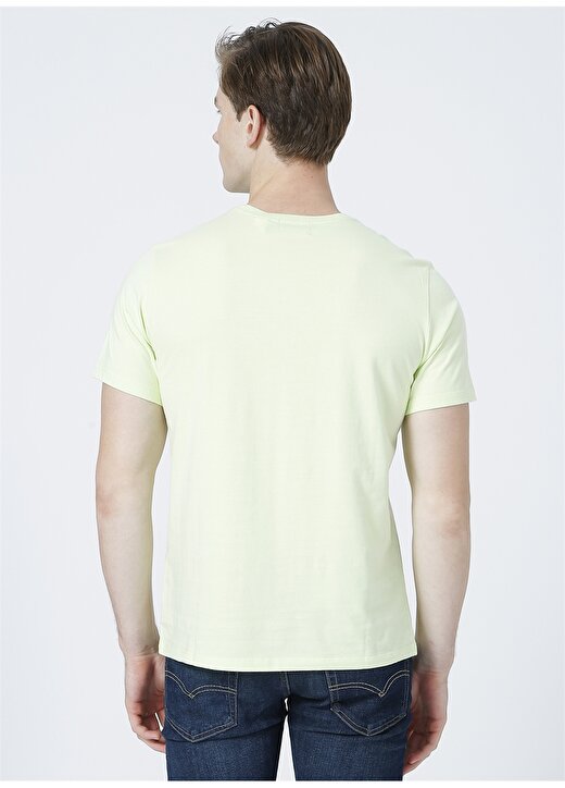 Dockers O Yaka Yeşil Erkek T-Shirt 4