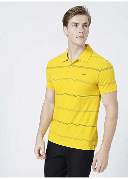 Dockers Polo Yaka Düz Sarı Erkek Polo T-Shirt A1159-0006 1