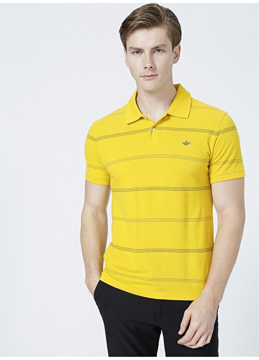 Dockers Polo Yaka Düz Sarı Erkek Polo T-Shirt A1159-0006 3