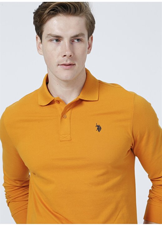U.S. Polo Assn. Sarı Erkek Sweatshirt 1