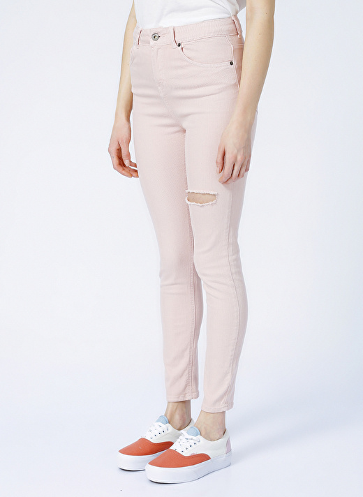 Aeropostale  Skinny Fit Pembe Kadın Denim Pantolon KDPY111 3