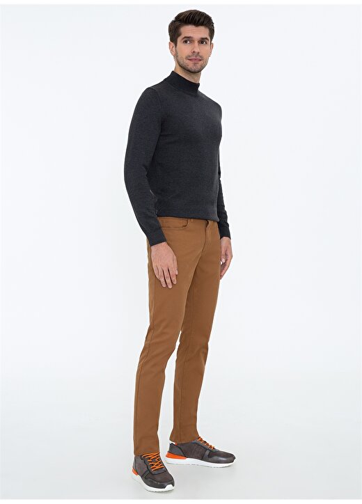 Pierre Cardin Normal Bel Normal Paça Slim Fit Yeşil Erkek Pantolon MUNDO 3