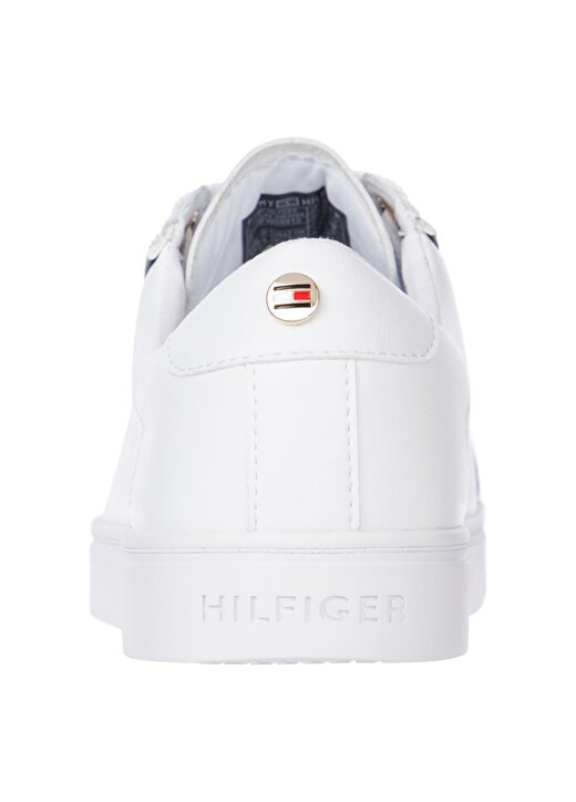 Tommy Hilfiger FW0FW05910YBR Beyaz Kadın Sneaker 4