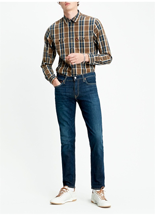 Levis 511 Erkek Normal Bel Dar Denim Pantolon SLIM BIOLOGIA AD A2081-0000_LSE 1