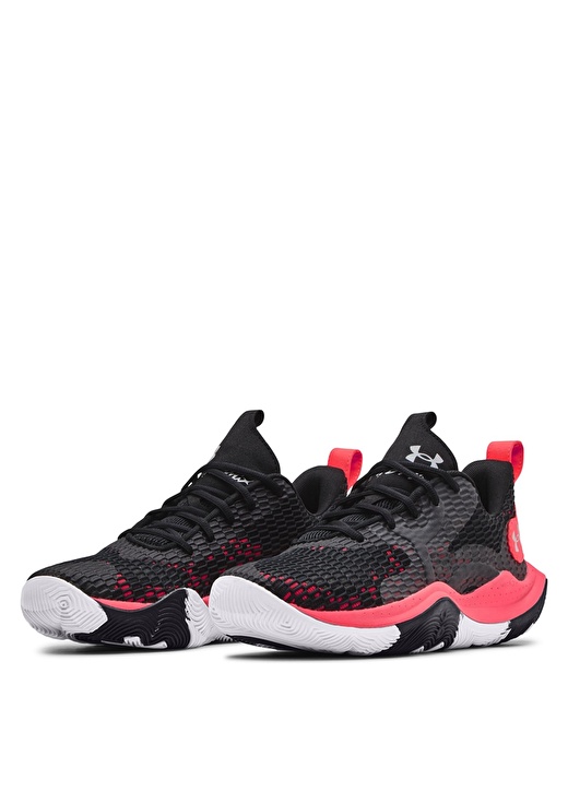 Under Armour 3023738-Ua Spawn 3 Siyah Erkek Basketbol Ayakkabısı 3