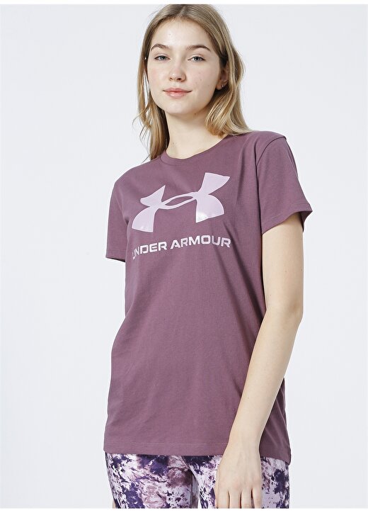 Under Armour 1356305-Live Sportstyle Graphic Ssc Mor Kadın T-Shirt 1