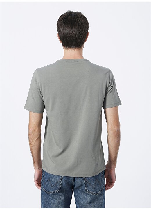Fabrika Haki Erkek Basic Modal T-Shirt ROMEO-V 4