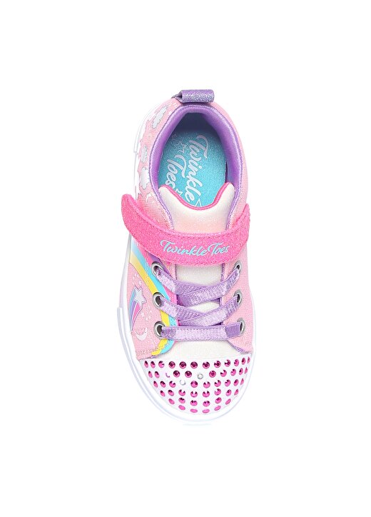 Skechers 314789N Lpmt Twinkle Sparks-Unicorn Açık Pembe Kız Çocuk Yürüyüş Ayakkabısı 4