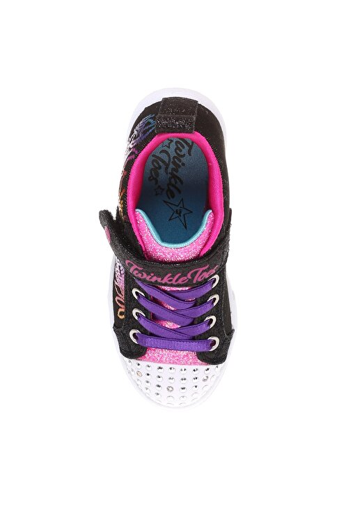 Skechers 314797L Bkmt Twınkle Sparks Siyah Kız Çocuk Yürüyüş Ayakkabısı 4