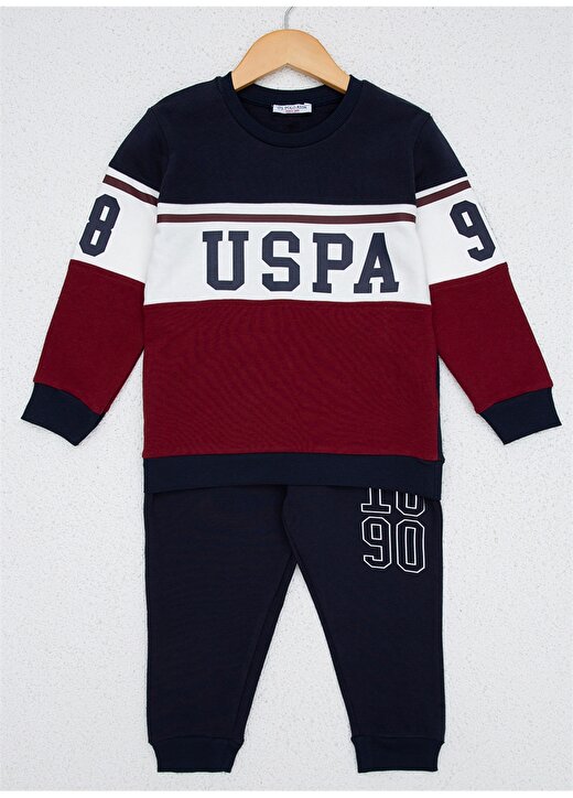 U.S. Polo Assn. Yuvarlak Yaka Lacivert Erkek Çocuk Pijama Takımı 1