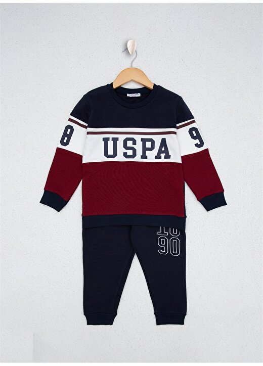 U.S. Polo Assn. Yuvarlak Yaka Lacivert Erkek Çocuk Pijama Takımı 4