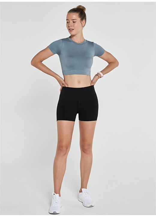 Jerf Captiva Yumuşak Dokulu & Esnek Crop Top 1