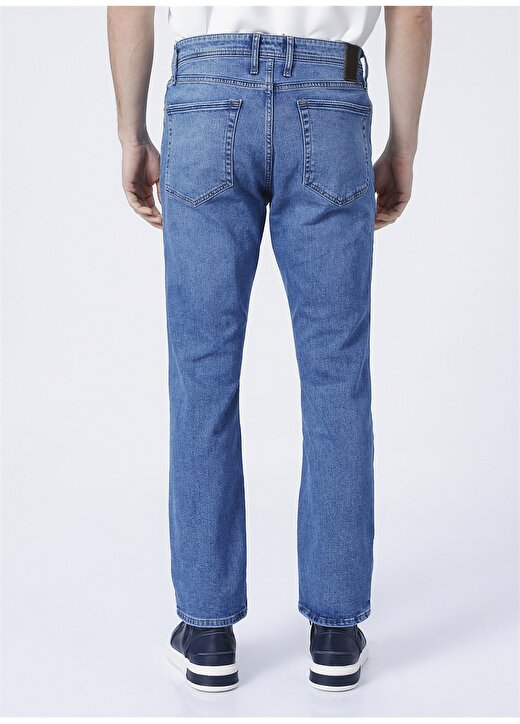 Fabrika Comfort Cn Dnm 20 Normal Bel Regular Fit Düz Mavi Erkek Denim Pantolon 4