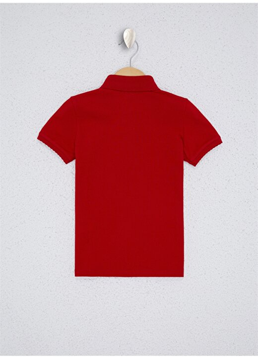 U.S. Polo Assn. Düz Kırmızı Kız Çocuk T-Shirt TP01-IY021 2