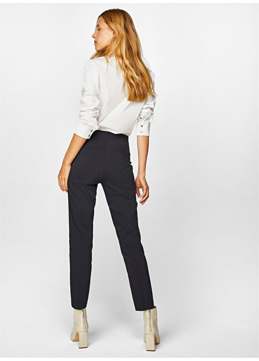 Faik Sönmez Normal Bel Slim Fit Taş Kadın Pantolon B00052 4