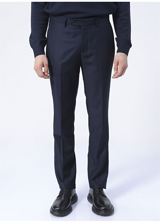 Fabrika Comfort Cm P 396 Regular Fit Düz Lacivert Erkek Klasik Pantolon 2