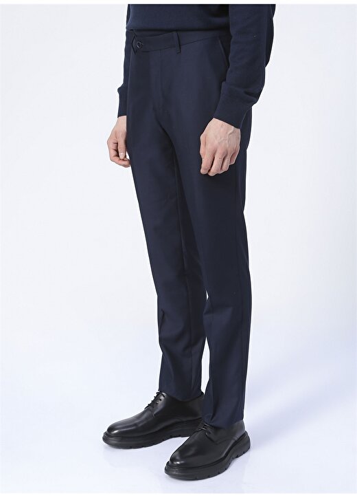 Fabrika Comfort Cm P 396 Regular Fit Düz Lacivert Erkek Klasik Pantolon 3