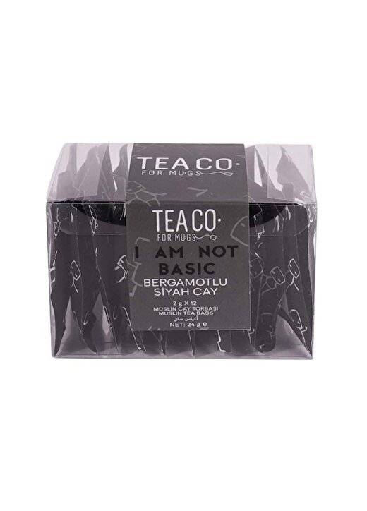 Tea Co - I Am Not Basıc - Bergamotlu Siyah Çay - Sachet Pack- 24Gr 2